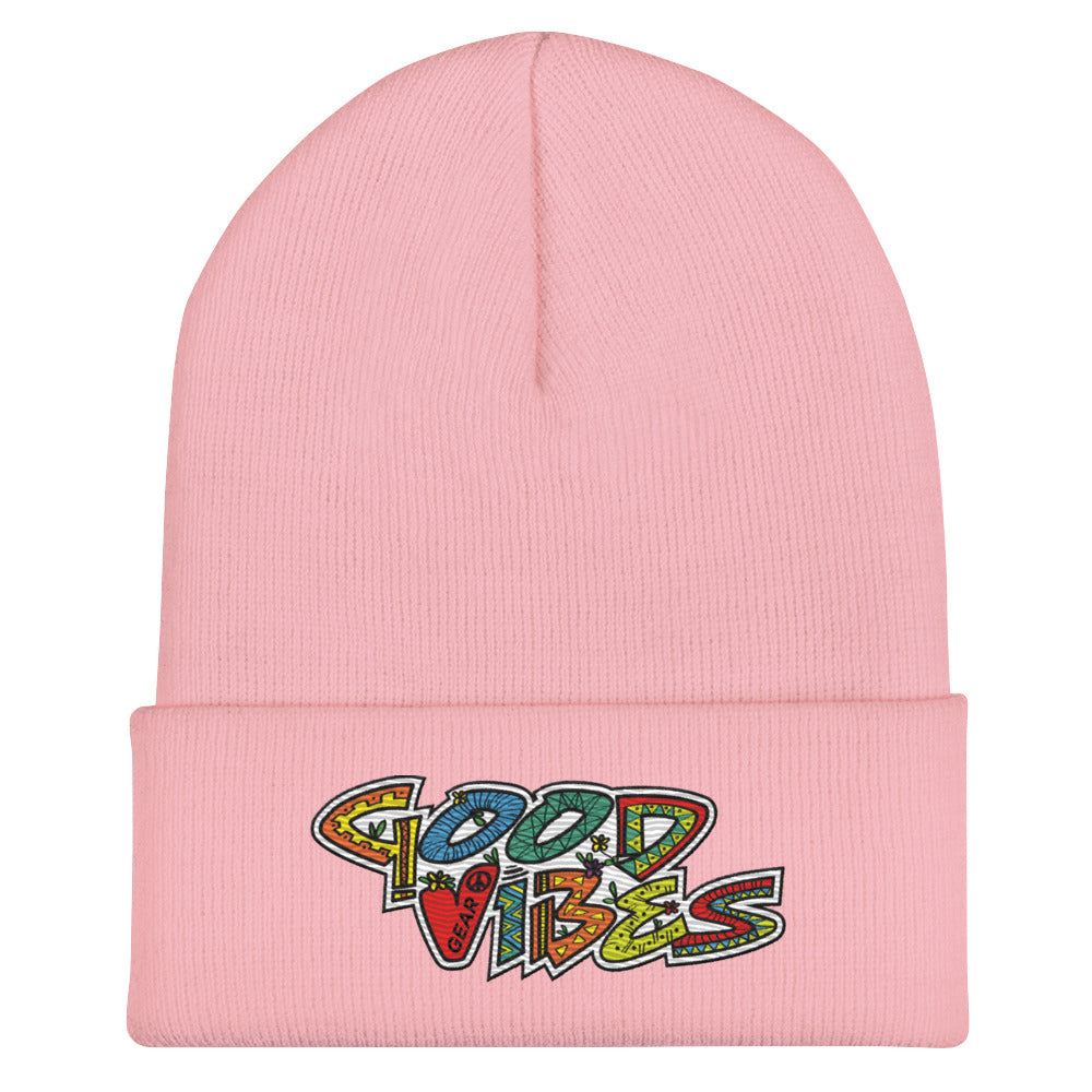 Good Vibes Gear Cuffed Beanie