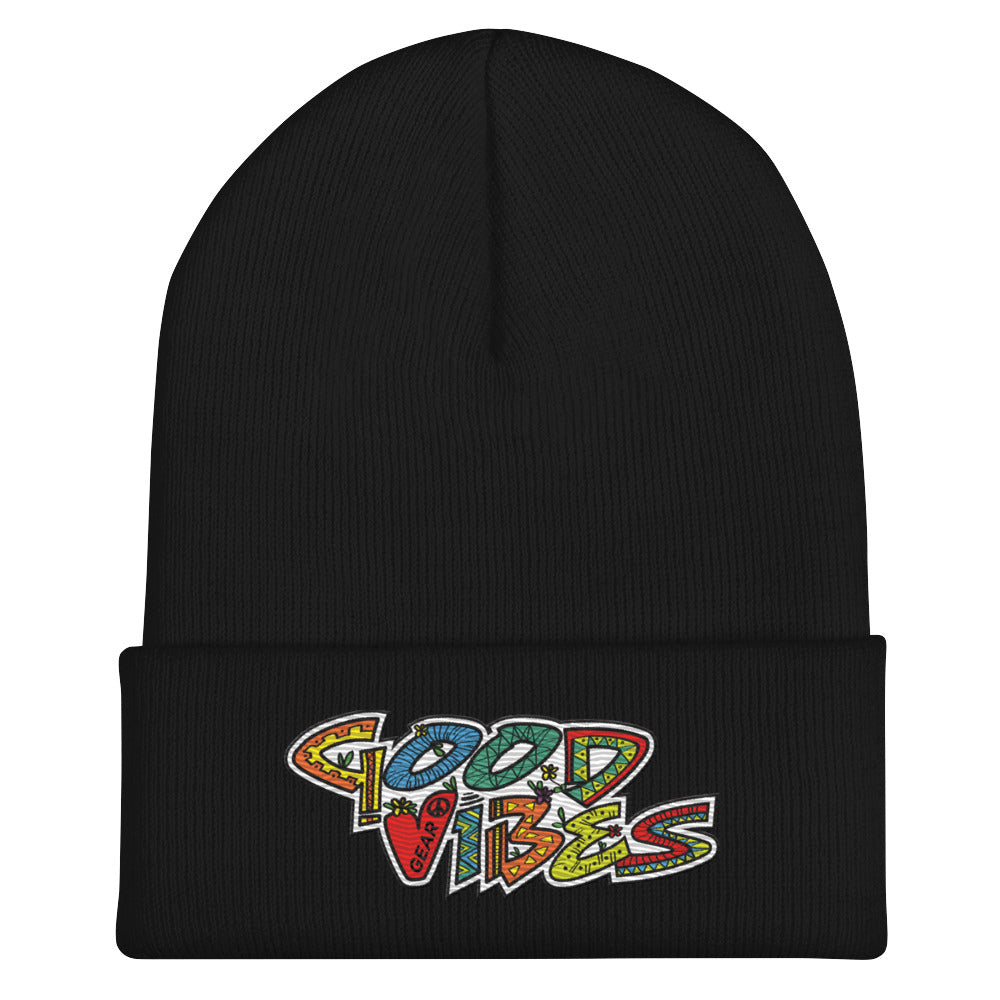 Good Vibes Gear Cuffed Beanie