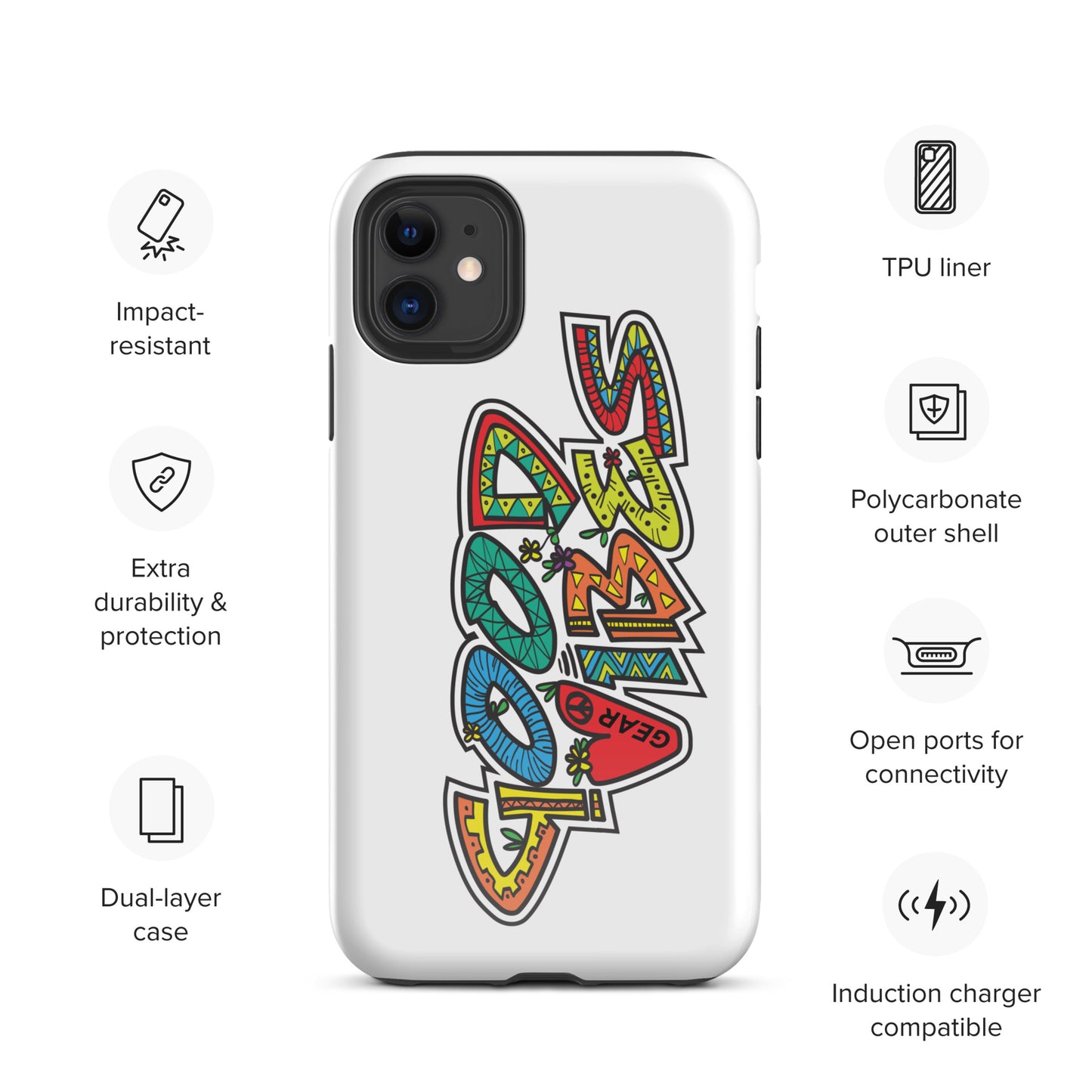 Good Vibes Gear Tough Case for iPhone®