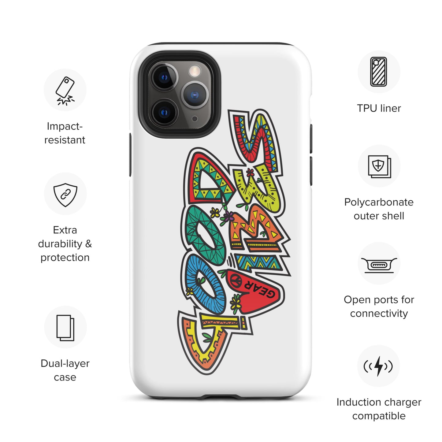 Good Vibes Gear Tough Case for iPhone®