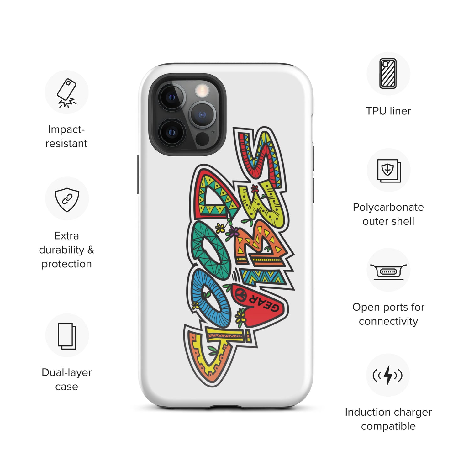 Good Vibes Gear Tough Case for iPhone®