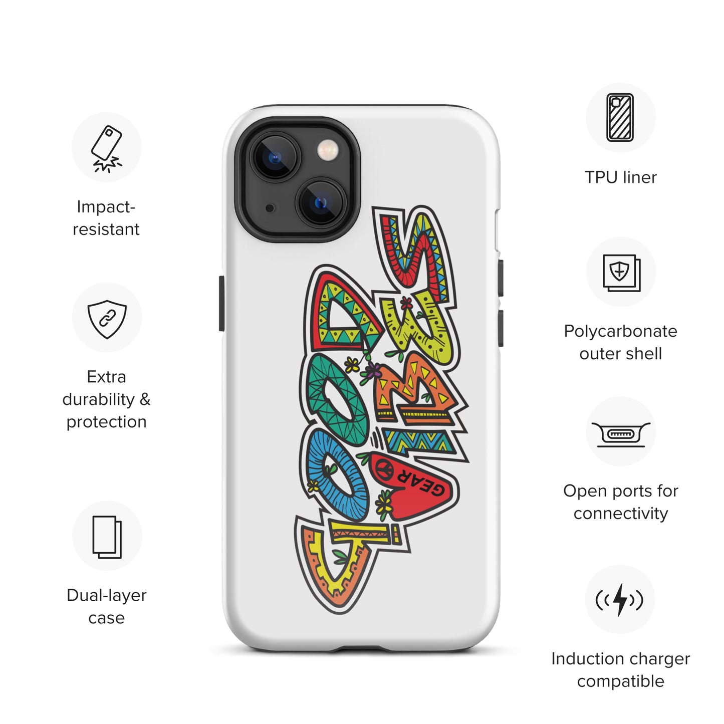 Good Vibes Gear Tough Case for iPhone®