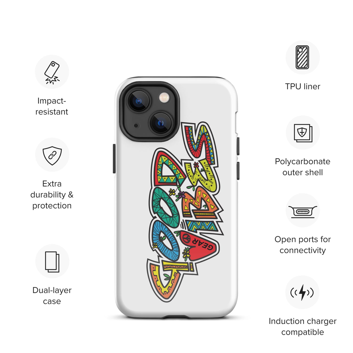 Good Vibes Gear Tough Case for iPhone®