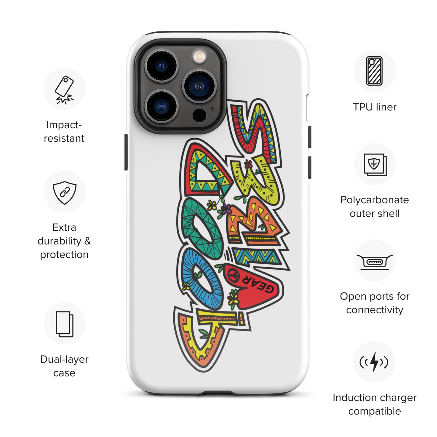 Good Vibes Gear Tough Case for iPhone®