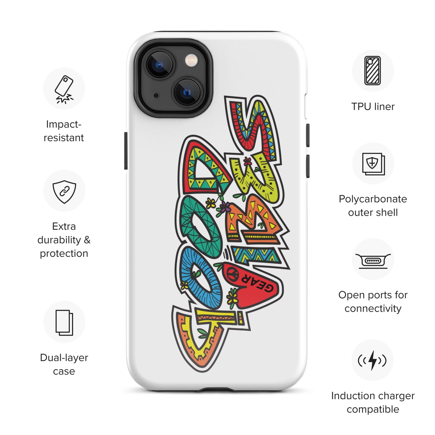 Good Vibes Gear Tough Case for iPhone®