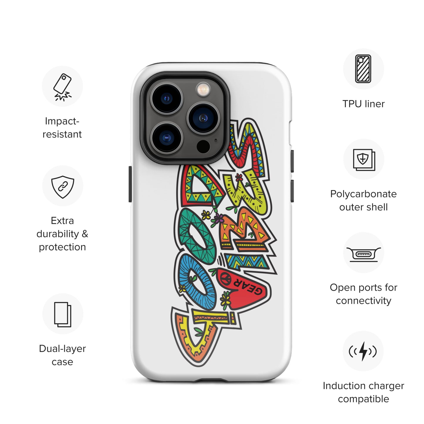 Good Vibes Gear Tough Case for iPhone®