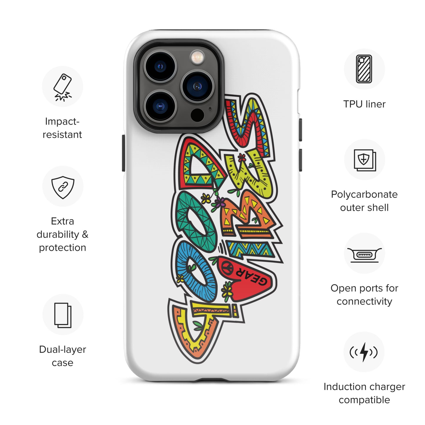 Good Vibes Gear Tough Case for iPhone®