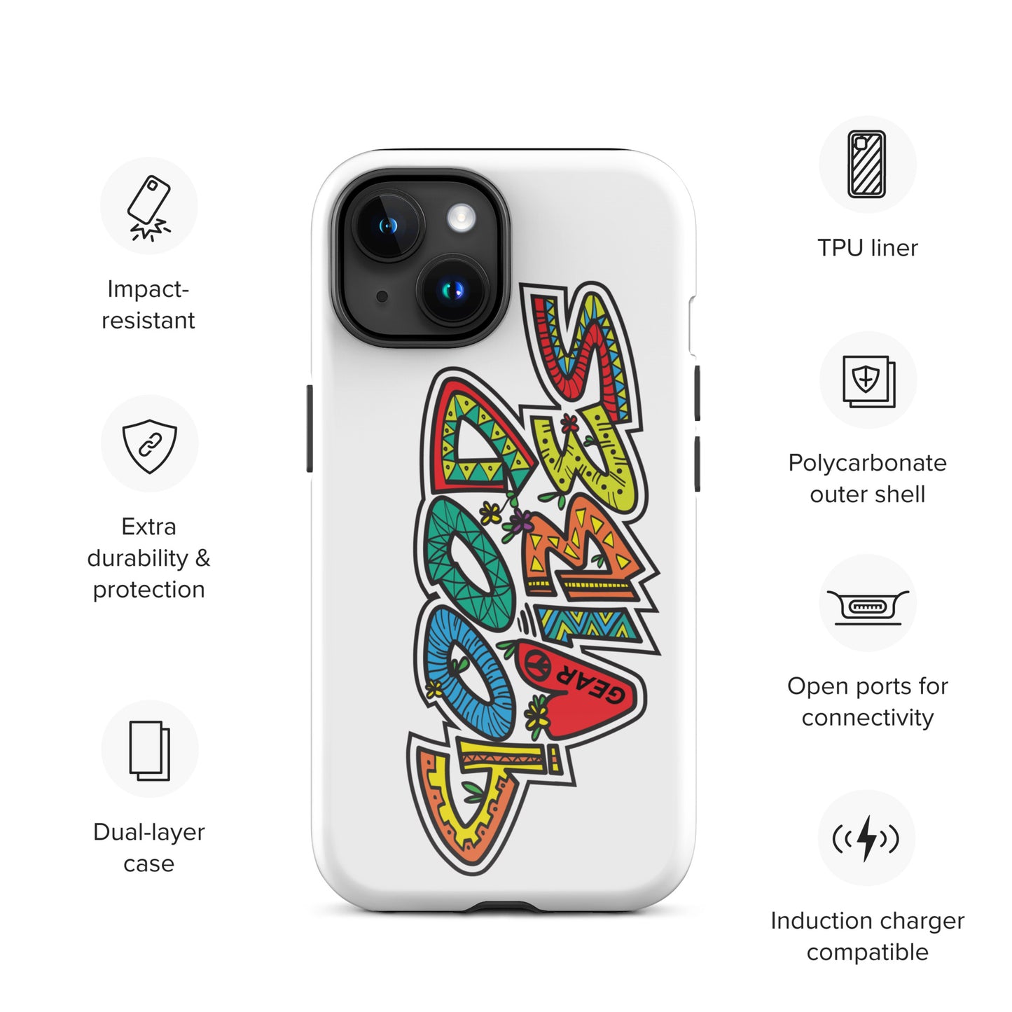 Good Vibes Gear Tough Case for iPhone®