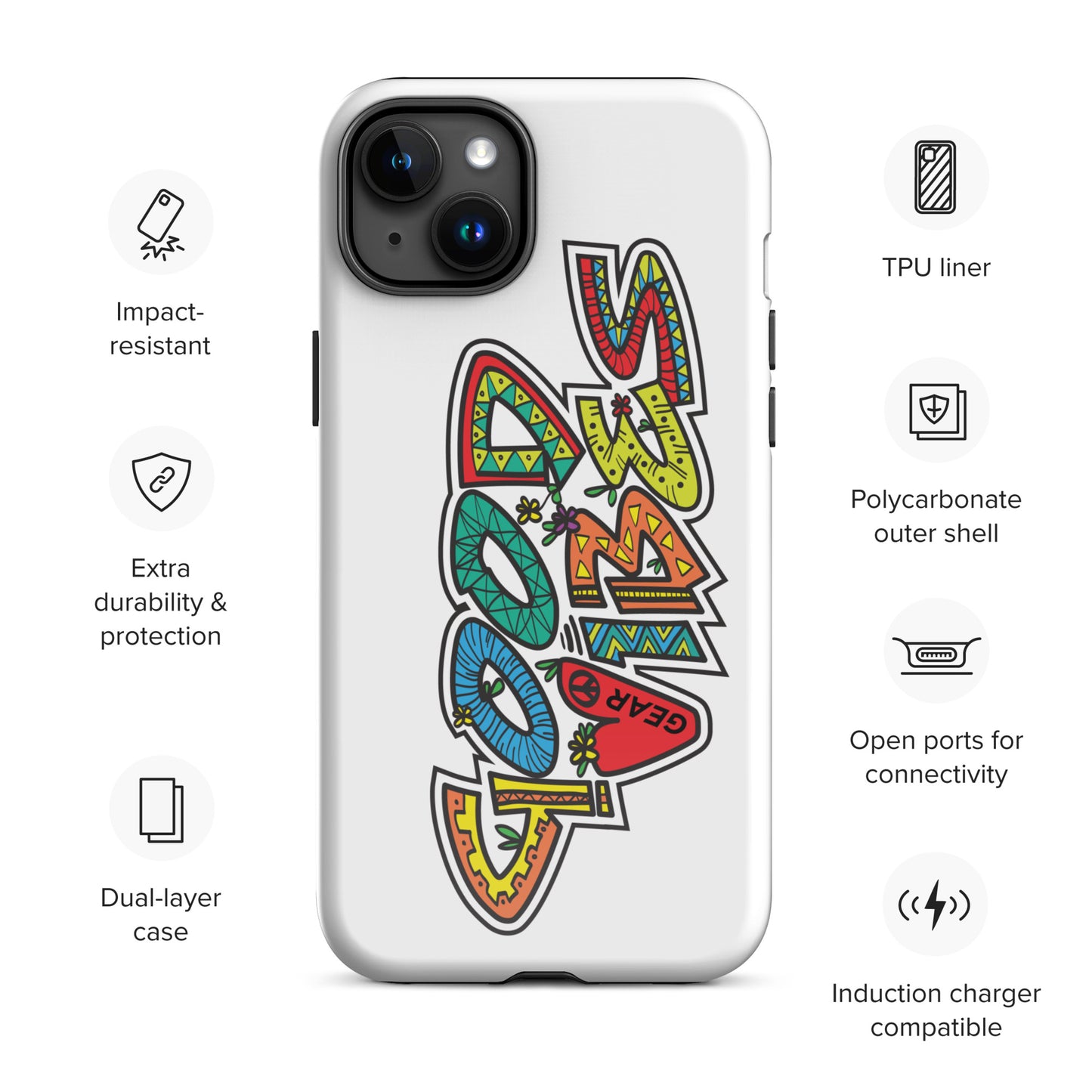 Good Vibes Gear Tough Case for iPhone®