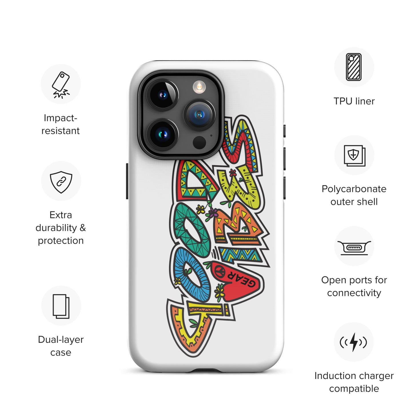 Good Vibes Gear Tough Case for iPhone®