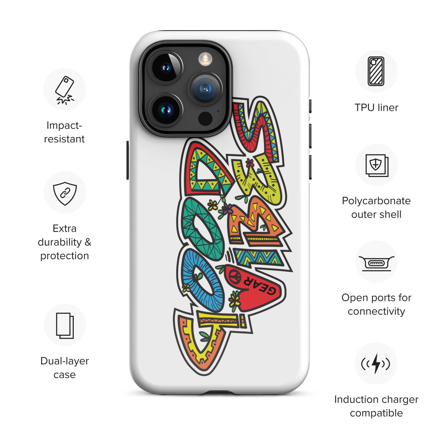 Good Vibes Gear Tough Case for iPhone®