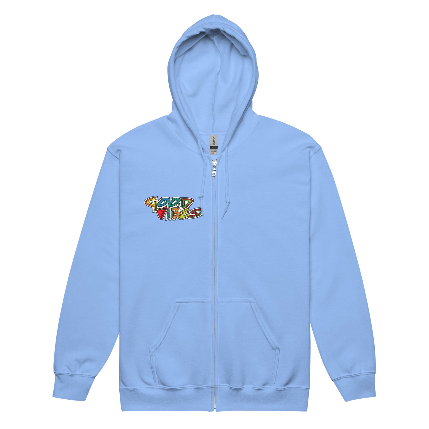 Good Vibes Gear unisex heavy blend zip hoodie