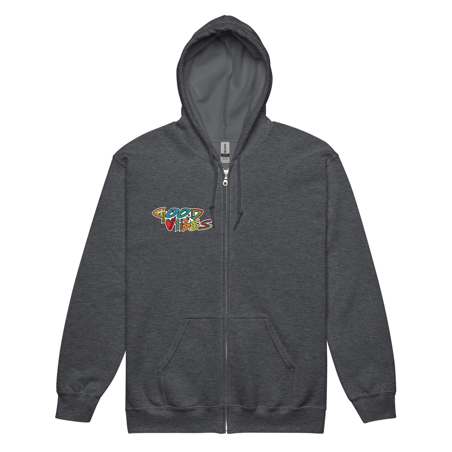 Good Vibes Gear unisex heavy blend zip hoodie