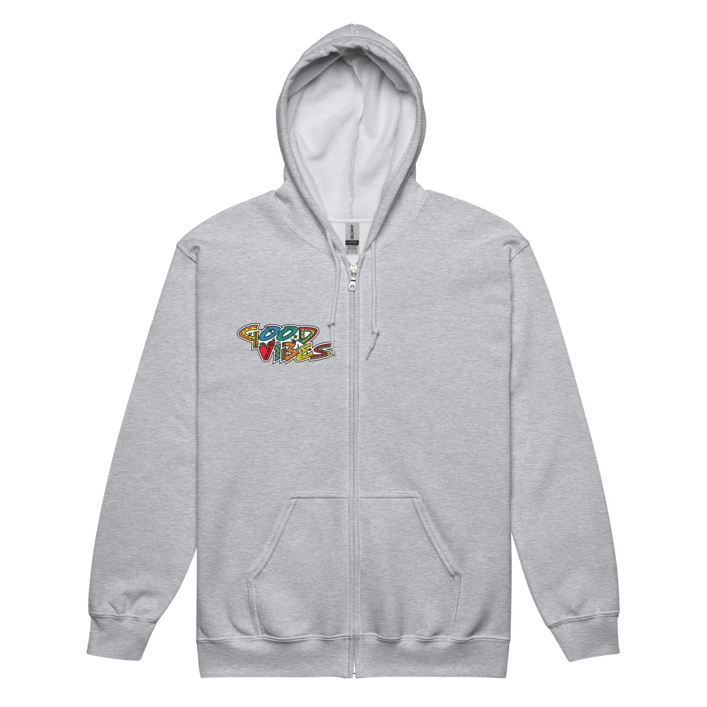 Good Vibes Gear unisex heavy blend zip hoodie